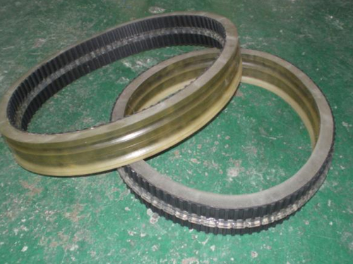 背面开圆弧型槽同步带